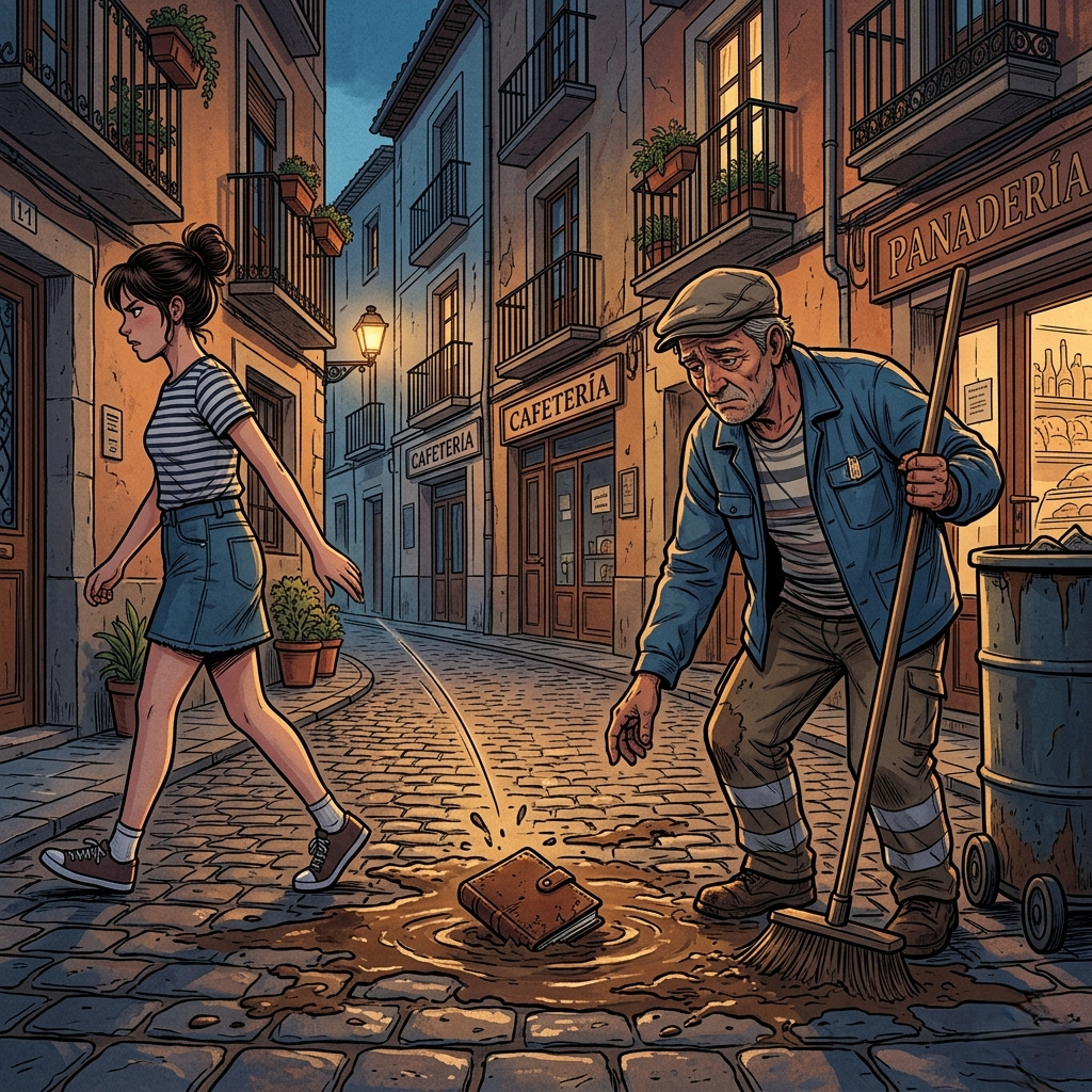 El hombre que barría la noche