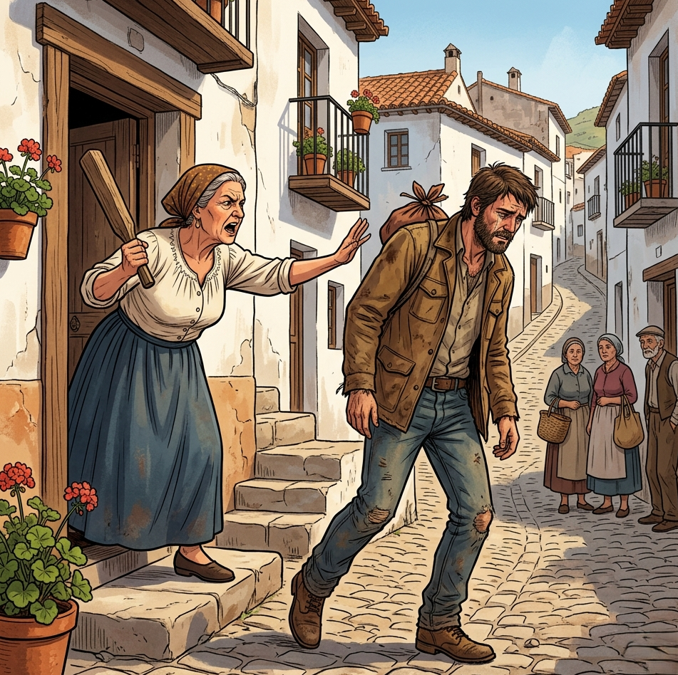 El hombre al que empujaron fuera del amanecer