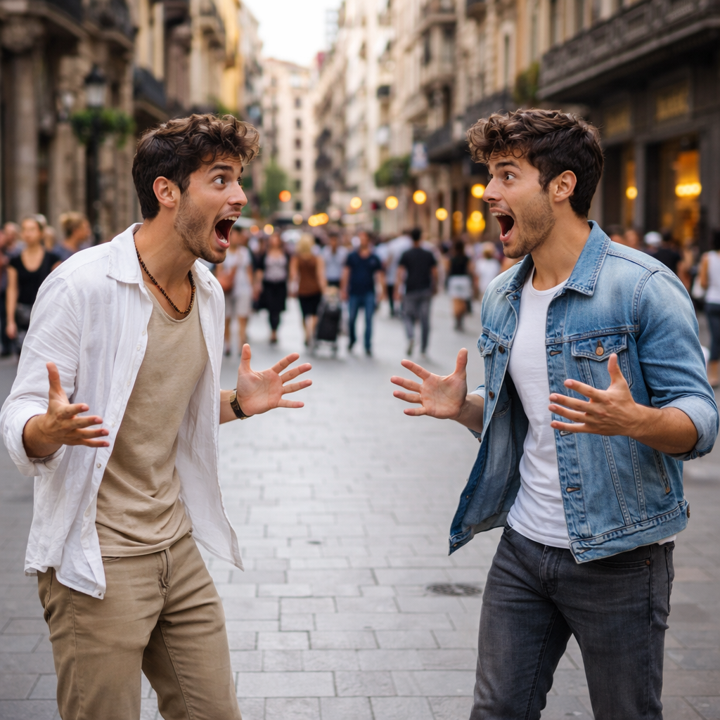 El hombre que quería destruirme tenía mi mismo rostro… y ninguno de los dos sabía por qué 😲😲