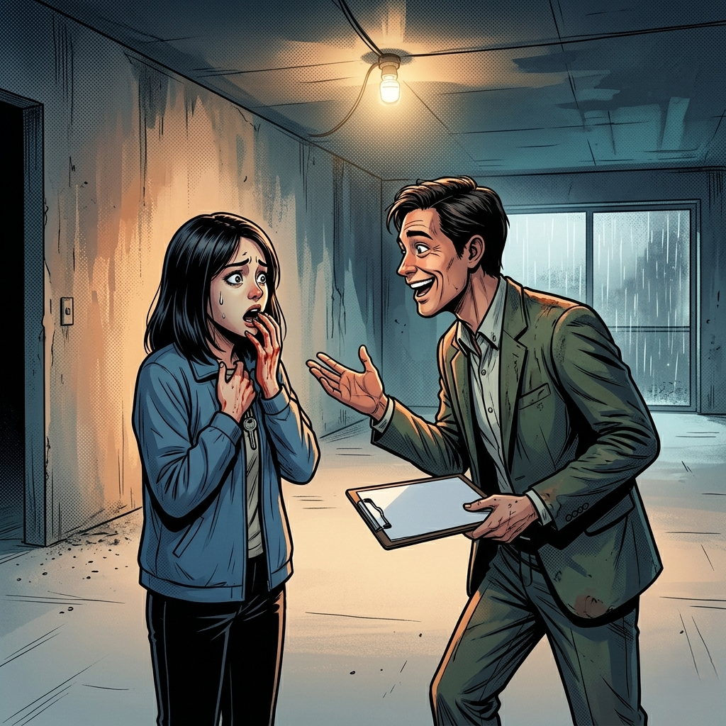 La casa que compré hace poco era inusualmente barata. Lo único que decían mis vecinos era: "Aquí murió alguien una vez".