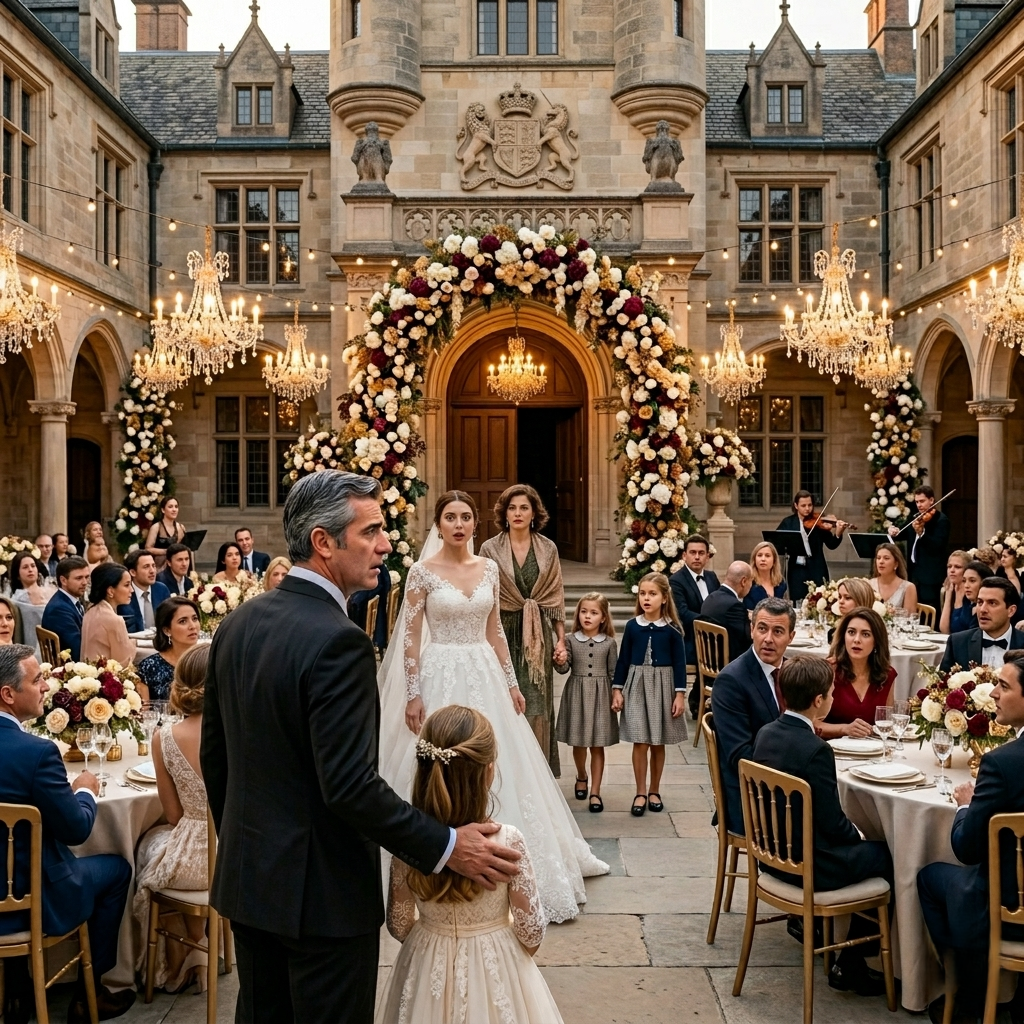 La invitó a su boda solo para burlarse de ella… pero su exesposa llegó en limusina y con trillizas, y la mujer que él quería humillar terminó siendo la invitada más admirada.😱