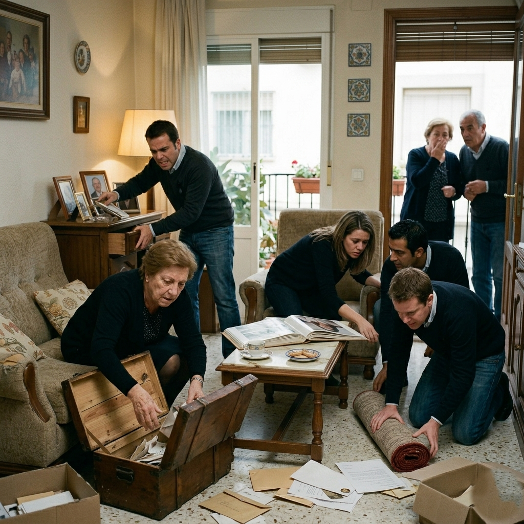 El testamento desapareció la noche antes de ser leído… y con él, la verdad que mantenía unida a la familia.
