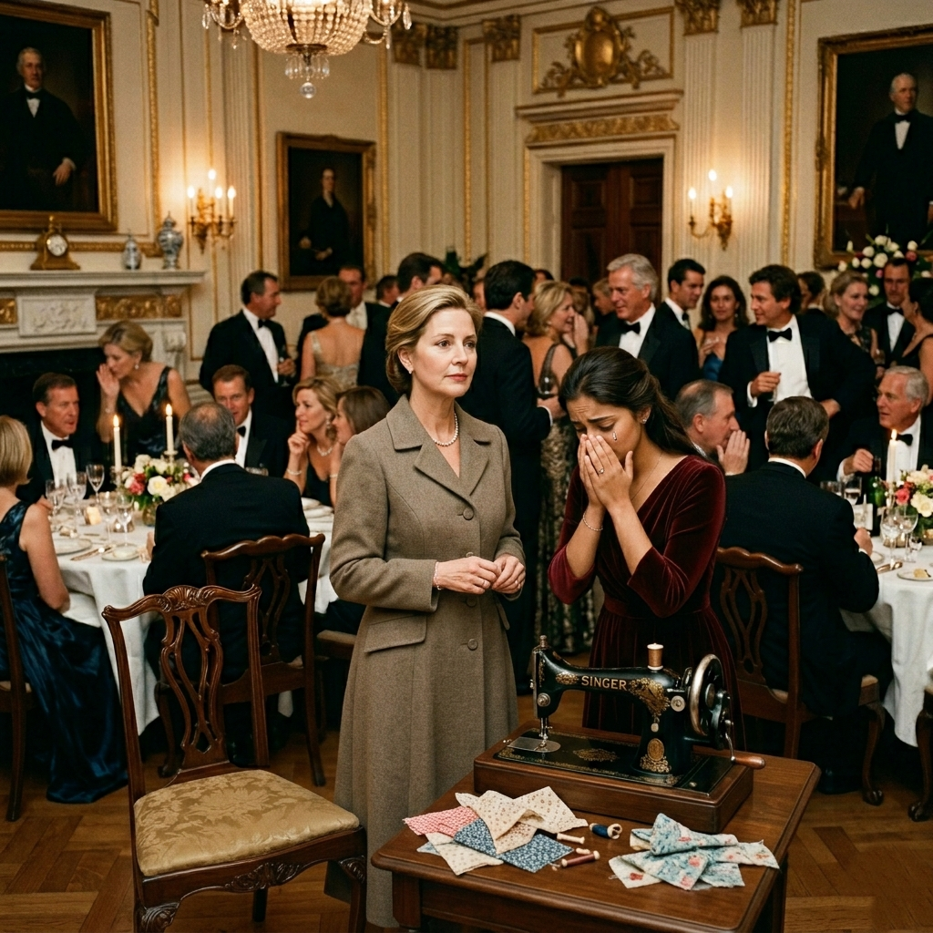 Mi padre le dejó todo a mi hermana… y a mí solo me dio una vieja máquina de coser. Pensé que era una humillación… hasta que encontré lo que había escondido dentro.