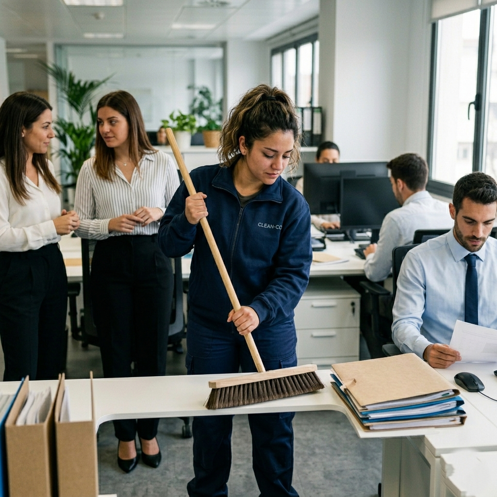 Se burlaban del hombre de limpieza… hasta que un día descubrieron quién era realmente.