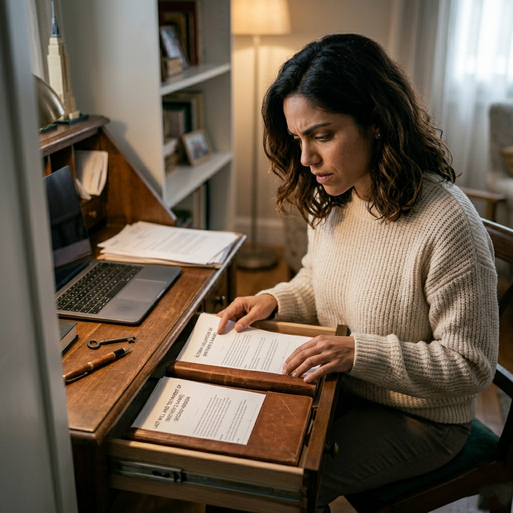El testamento de mi madre ya estaba listo… hasta que encontré otro, escondido donde nadie debía mirar. Y en ese momento entendí que no confiaba en ninguno de nosotros.