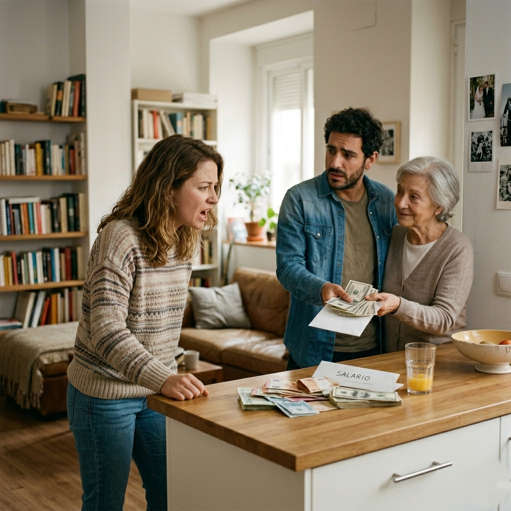 Llevo seis meses casada… y mi esposo le entrega todo su sueldo a su madre. Al principio pensé que era por respeto. Ahora… ya no estoy tan segura.
