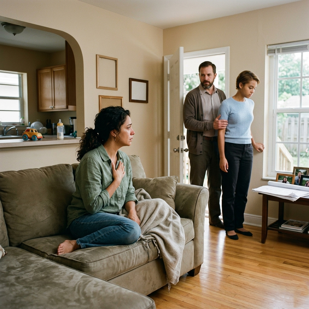 Mi esposo metió a su “sobrina” en nuestra casa y terminé durmiendo en un sofá… sin imaginar que yo ya había firmado el final de su mentira